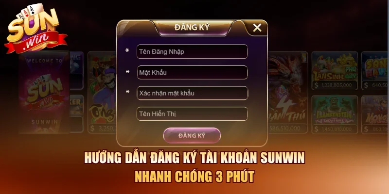 Sunwin - Link Dowload Sunwin APK/IOS Chính Thức 2026 20 Sunwin Hướng dẫn đăng ký tài khoản Sunwin nhanh chóng 3 phút