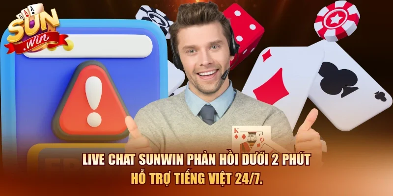 Liên Hệ SUNWIN – Kênh Hỗ Trợ Khách Hàng Nhanh Chóng 2026 1 Sunwin Live chat SUNWIN phản hồi dưới 2 phút hỗ trợ tiếng Việt 24/7.